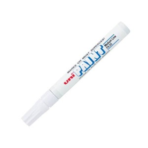 Marker olejowy 2,2-2,8mm UNI PAINT PX-20 biały /UNPX20/DBI/