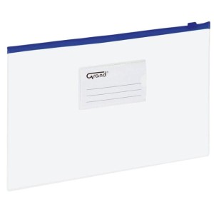 Torebka strunowa ZIPPA BAG A5 z identyfikatorem GRAND niebieska 1szt. /120-1472/