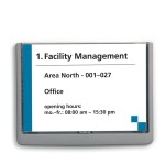 Tabliczka informacyjna DURABLE CLICK SIGN A5 grafitowa /486637/