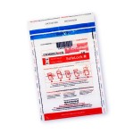 Koperta bezpieczna B5 rozmiar zewnętrzny 178x250x30 transparentna 1szt./ ikb178280ptk/