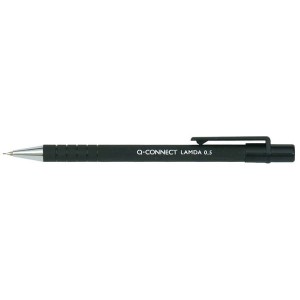 Ołówek automatyczny 0,5mm Q-CONNECT Lambda czarny /KF00675/