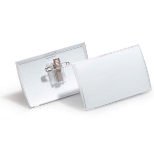 Identyfikator CLICK FOLD 54x90mm z kombi-klipem 25 sztuk /8214 19/