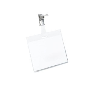 Identyfikator z klipem 60x90mm 25 sztuk /800319/ [WYPRZEDAŻ]