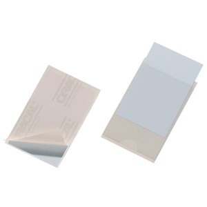 Samoprzylepna kieszonka na wizytówki POCKETFIX 93x62mm na etykietę 57x90mm 10 sztuk 807919