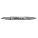Marker do CD TOMA TO-320 dwustronny zielony /TO320-42/
