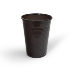 Kubek plastikowy OFFICE PRODUCTS, termiczny, 200ml, 100 szt., brązowy /24022015-18/