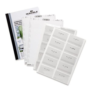 Zestaw identyfikatorów 54x90 z igłą DURABLE 20szt. 8697