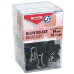 Klip biurowy 19mm OFFICE PRODUCTS 30szt. w pudełku /18091929-05/