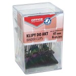 Klip biurowy 41mm OFFICE PRODUCTS 6szt. w pudełku /18094129-05/
