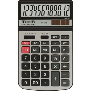Kalkulator kieszonkowy 12 pozycyjny TOOR TR-1216-b /120-1835/