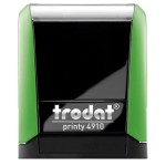Pieczątka automat TRODAT 4910 zielona - poduszka czarna  26X9mm /TRE-4910ZIWCA/