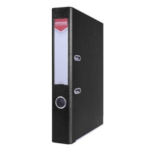 Segregator OFFICE PRODUCTS A4/55 z szyną OFFICER czarny /21011121-05/