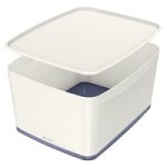 Pojemnik Duży LEITZ MyBOX z Pokrywką Biało-Szary /52161001/