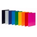 Teczka kartonowa z gumką A4 foliowana 450g Aro niebieska /385/