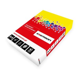 Papier ksero kolor EMERSON A4/80 żółty /xem408066/