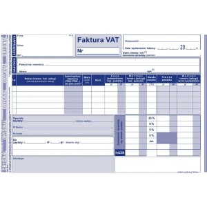 Druk "Faktura VAT Netto" A5 pełna MICHALCZYK I PROKOP /103-3E/