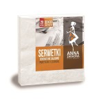 Serwetki trójwarstwowe ANNA ZARADNA 33x33cm białe 20szt.