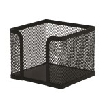 Pojemnik na karteczki Q-CONNECT Office Set metalowy czarny /KF00878/