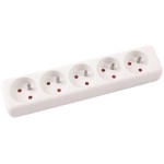 Przedłużacz do prądu OFFICE PRODUCTS 5 gniazd 1,5m z uziemieniem biały /13115121-14/