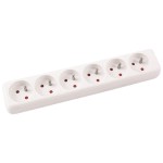 Przedłużacz do prądu OFFICE PRODUCTS 6 gniazd 5m z uziemieniem biały /13116521-14/