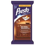 Ściereczki nawilżane PRESTO do mebli drewnianych 72 chusteczki /HR-011484/