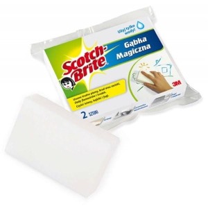 Gąbka magiczna do usuwania plam SCOTCH BRITE biała 2szt.