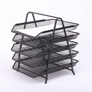 Zestaw 5 szuflad metalowych siatka 5A-W4705 czarny 1szt. /W4705/ /SPŁ5A/CZ/
