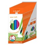 Kredki bezdrzewne 12 kolorów ścieralne z gumką TC180100 Y-PLUS /151996/