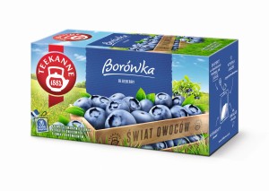Herbata owocowa kopertowana TEEKANNE BLUEBERRY/BORÓWKA 20szt /065120/
