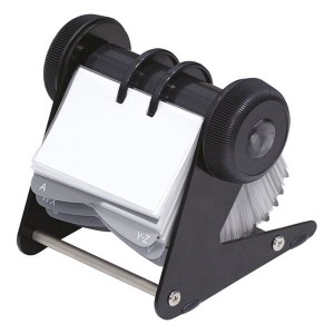 Wizytownik obrotowy Donau, na 400 wizytówek, czarny /1394001PL01/