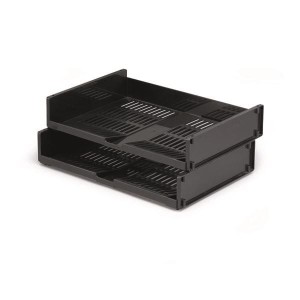 Tacka na dokumenty OPTIMO A4 w poziomie antracytowa 17008010 58